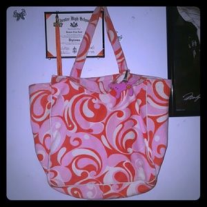 VS PINK Beach/Tote Bag w/Keychain 💞